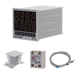 Termostat digital PID Sinotimer controler temperatura incalzire si racire 100-240V intrare termocuplu K releu sau SSR